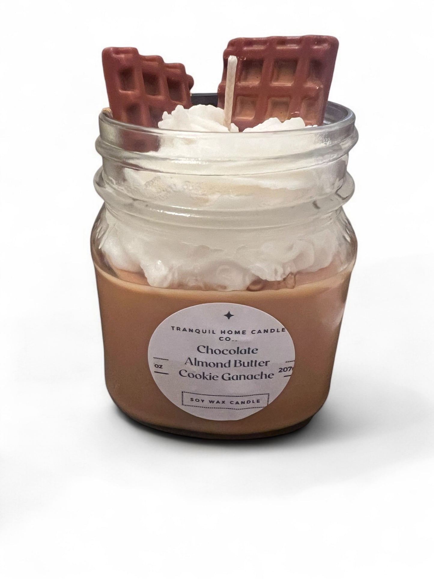 Chocolate Almond butter cookie ganache