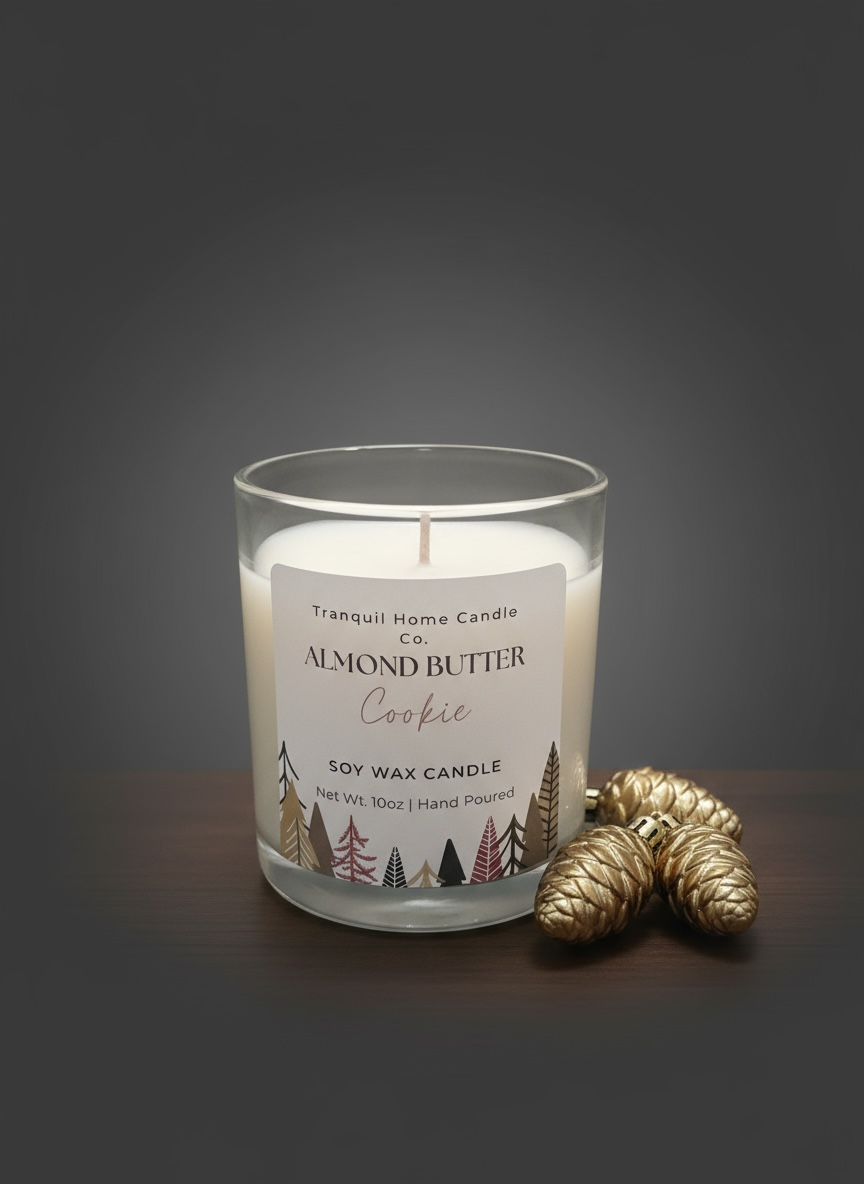 Almond Butter Cookie 10 oz. Soy Candle