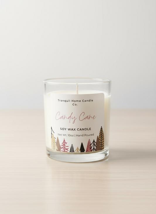 Candy Cane 10oz. Soy Candle