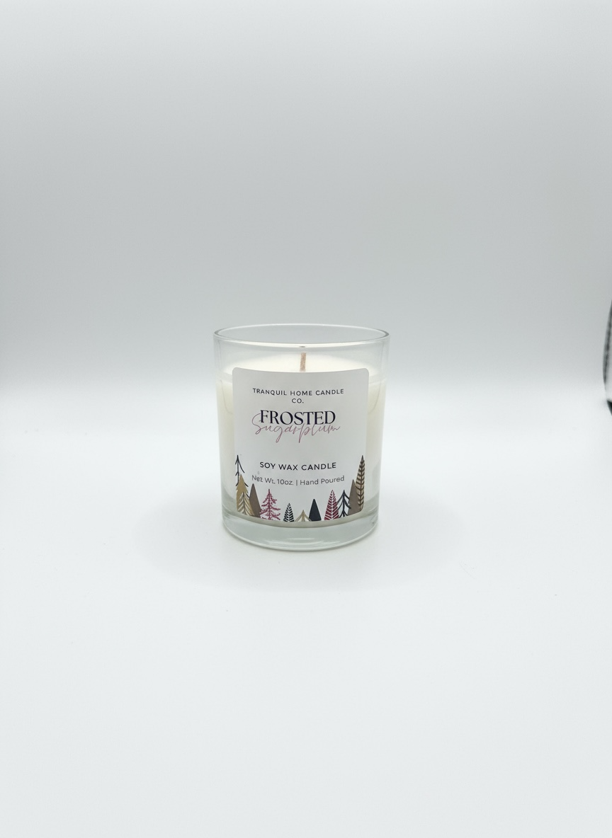 Frosted Sugarplum 10oz. Scented Soy Candle