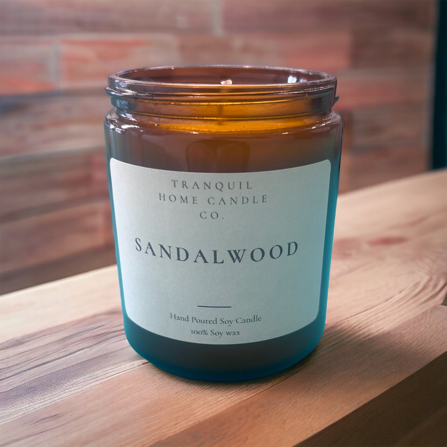 14oz.Sandalwood Scented Soy Candle