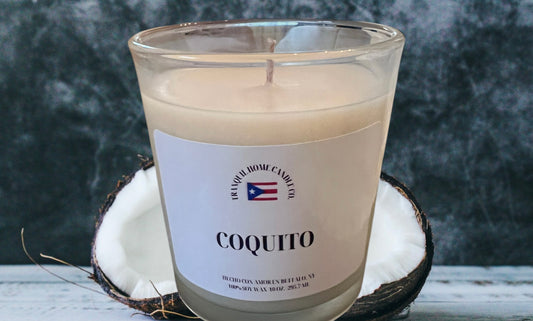Coquito 10oz. scented soy candle