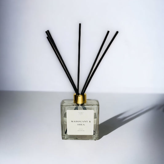 12OZ. REED DIFFUSER IN MAHOGANY SHEA