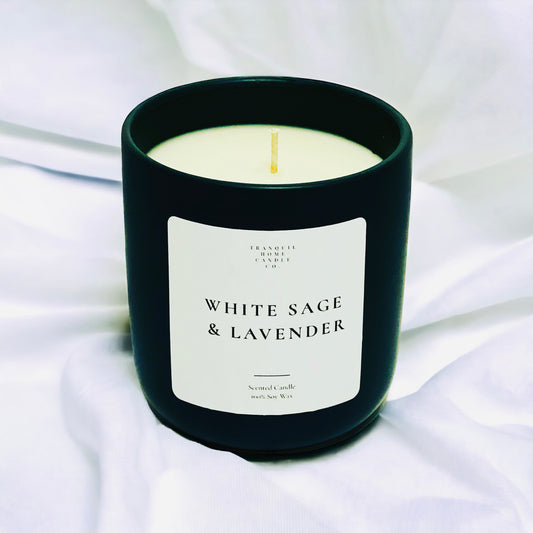 White Sage & Lavender Soy Candle